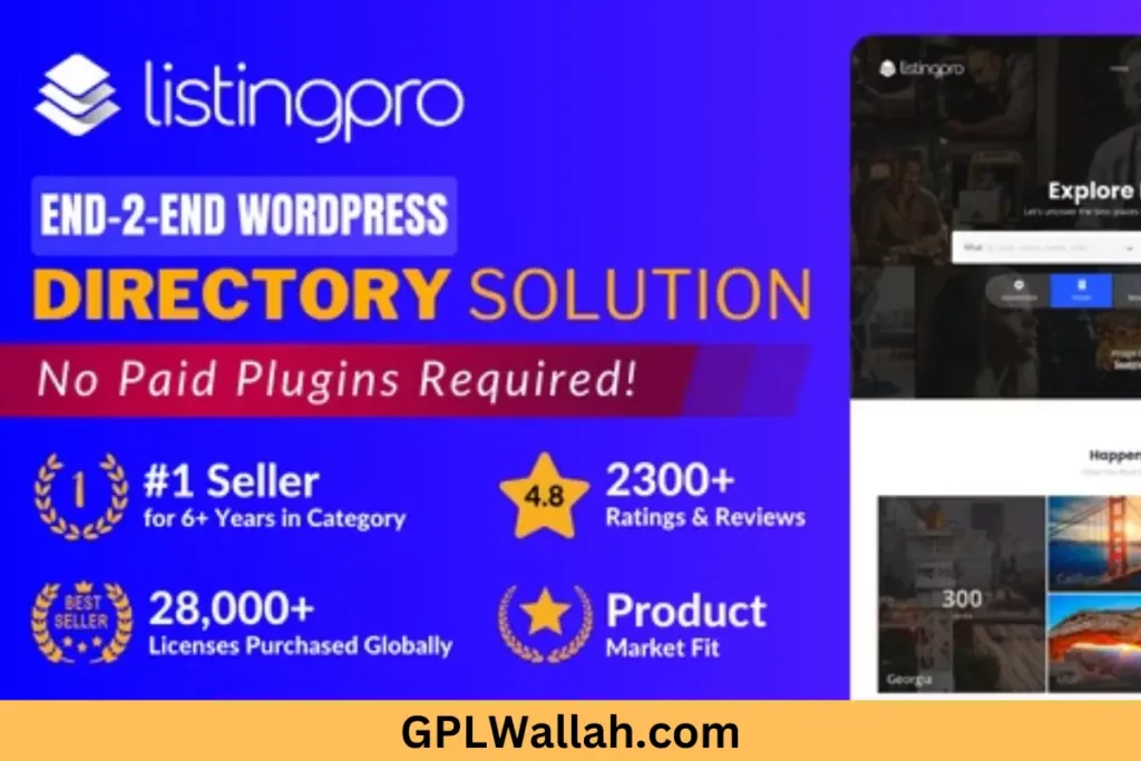 ListingPro, the ultimate WordPress theme designed specifically for directory websites. With its robust features and user-friendly interface, ListingPro makes it easy to showcase and promote your business or organization.