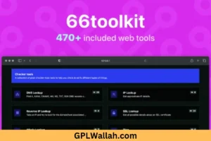 The 66toolkit serves as a comprehensive SAAS web tools system script, meticulously crafted to empower web developers, designers, and marketers in constructing exceptional websites and optimizing their workflow. With its rich array of functionalities, it facilitates website creation, optimization, analytics, and marketing automation, consolidating all the necessary components in one cohesive platform.