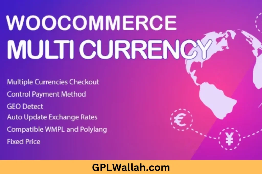CURCY - WooCommerce Multi Currency - Currency Switcher Plugin is a WordPress plugin specifically designed for WooCommerce-powered online stores. It enhances the functionality of your WooCommerce store by enabling multi-currency support, allowing customers to view and transact in their preferred currency.