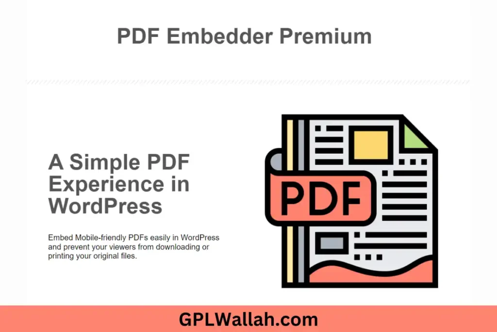 Free Download PDF Embedder Premium For WordPress